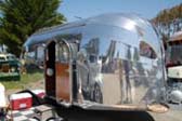 Rare 1936 Airstream Clipper, Showing The Beautiful Side Door Wood Panel